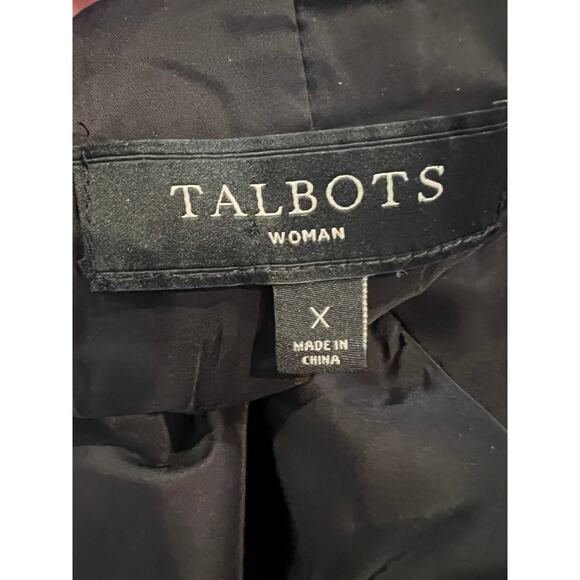 Talbots Woman Plus Size Boucle Blazer Black & White X - Picture 5 of 7